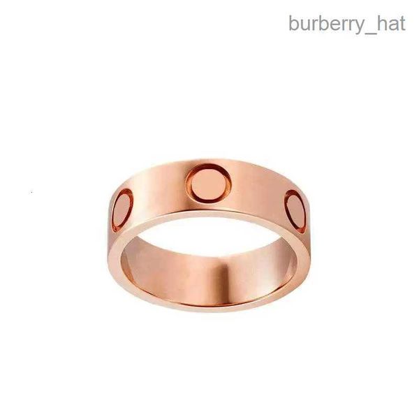 Band Ringe Designer Verlobungsring Schmuck Roségold Sterling Silber Titan Stahl Diamant Ringe benutzerdefinierte einfach niedlich für Männer Frauen Teenager Mädchen Paar Hochzeit Rot