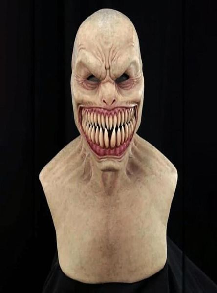Maschere per feste 2021 Maschera da uomo vecchio Halloween Creepy Rughe Viso Costume Realistico Lattice Masquerade Carnevale Masque7464199