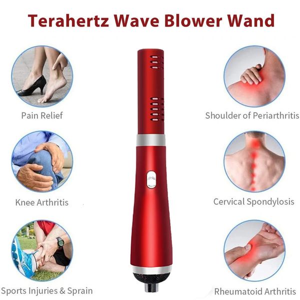 Secadores de cabelo Terahertz Blower Dispositivo Iteracare Luz Magnética Saudável Fisioterapia Máquina Cuidados Corporais Alívio da Dor Elétrica Sopradores de Cabelo Varinha 231122