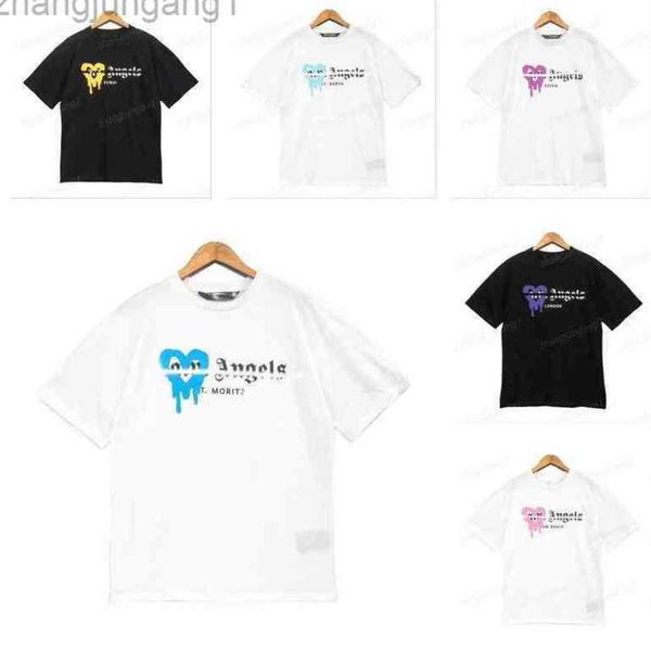Designer Thirt Brand Love Design Design Angel T -Shirts Abbigliamento Lettera Spray Short Sve Spring Summer Men and Women Tee Nuovo