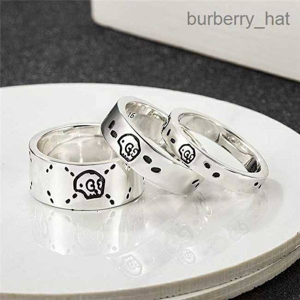 925 Designer de prata Love Heart Ring Men Women Snake Ring Anel de casal de qualidade de alta qualidade com designer masculino e feminino Bugg