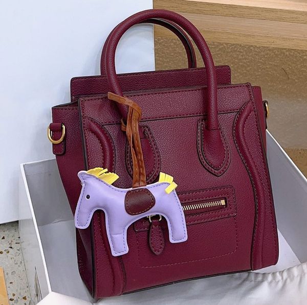 Smiling Face tote leather bag triomphe purse mini bag crossbody bags top quality designer for women handbag leather bag Luxury shoulder clutch bags