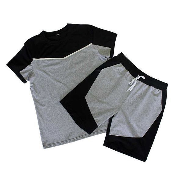 tuta tecnica in pile di design set corti geige uomo tuta da uomo estate due pezzi abbigliamento abbigliamento boutique sport casual pantaloncini a maniche corte set