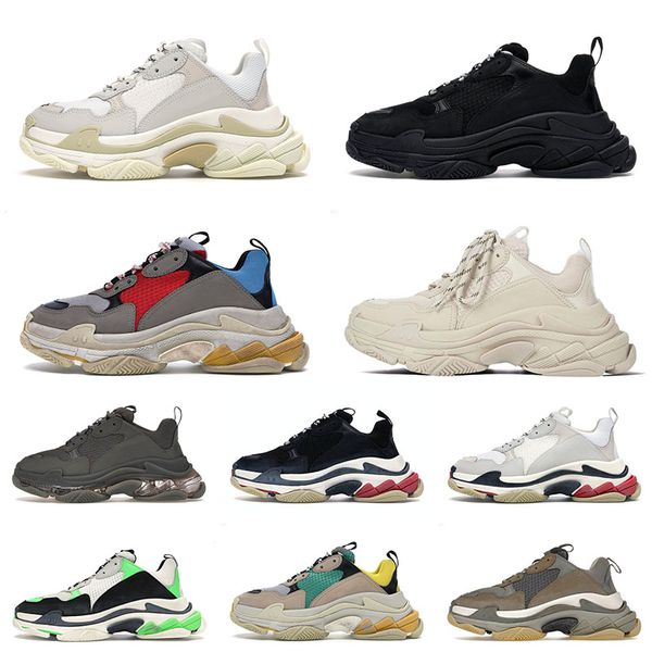 balenciaga triple s balencaigas shoes triple-s Platform Luxurys Designer mens Women Casual Shoes 【code ：L】 Black White Green Orange Clear Sole Runenrs Trainers