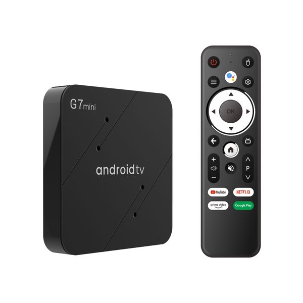 Akıllı tv G7 mini ATV UI Android 11.0 OS 4K TV Kutusu Amlogic S905W2 2 gb 16 gb çift wifi Sesli Uzaktan Kumanda ile