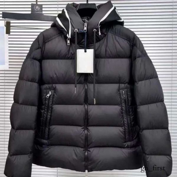 Designer Monclair Jaquetas para Homens Inverno Puffer Jacket Casacos Acolchoados e Engrossados Breão Clássico França Marca Com Capuz Zip Quente Matéria 823