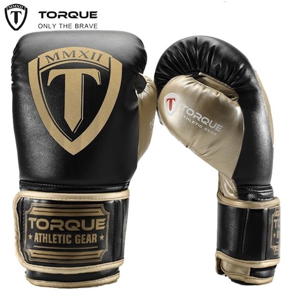 Guanti sportivi TORQUE Uomo Donna 8 10 12 14 16 once Boxe PU Pelle Tiger Muay Thai MMA Professione Kickboxing Adulti Sandbag Training 231122