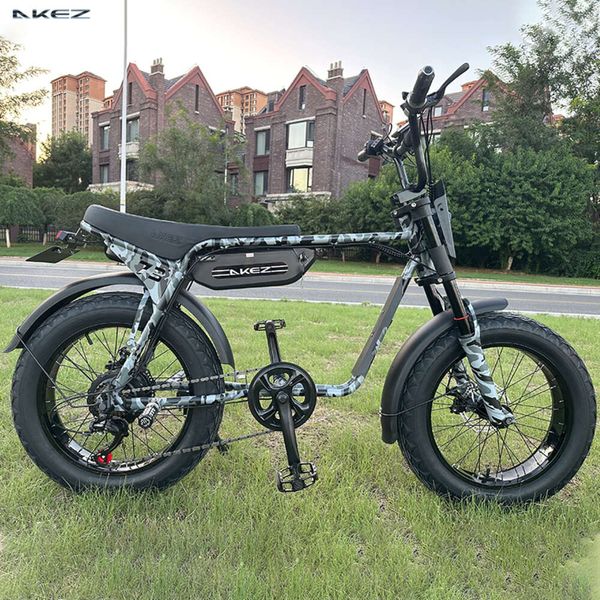 Bici elettrica per neve invernale 750W 13Ah Batteria rimovibile Ebike per adulti 20 