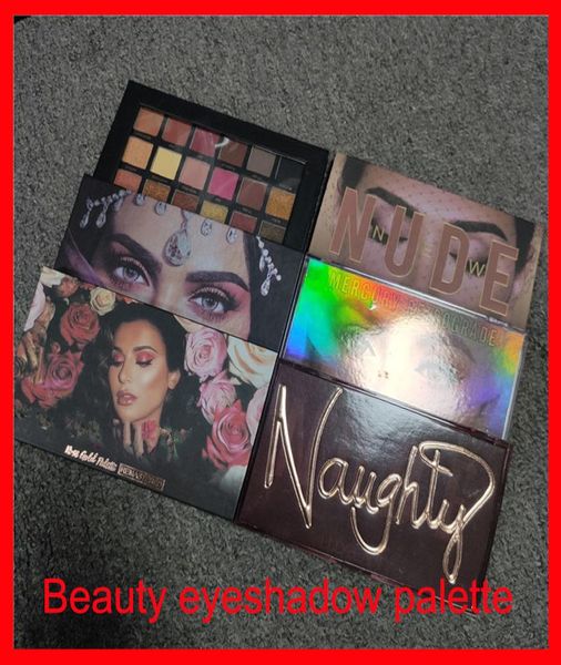 palette di ombretti di bellezza Palette per trucco Rose gold Naughty NUDE 18 colori palette di ombretti opachi luccicanti Mercurio tavolozze deserto crepuscolodese6674734