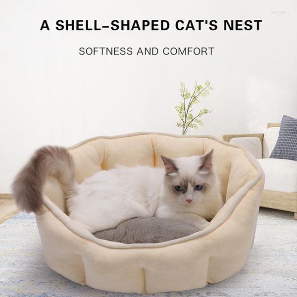 Camas de gato Cama de tapete de animais de estimação macio para gatos cães não deslizamentos de capa de canela de capa de inverno Acessórios de sofá de inverno