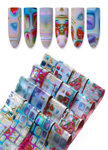 Set di lamine per unghie cielo stellato Set di adesivi per trasferimento di nail art Kit di suggerimenti per manicure per unghie fai da te Decorazione3166082