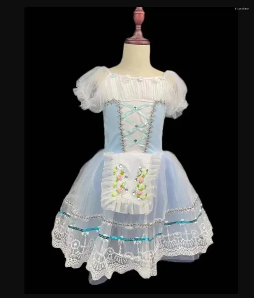 Сценическая одежда, профессиональное детское балетное платье, женская юбка Жизель для девочек, танцевальные детские романтические пачки, костюмы балерины для взрослых