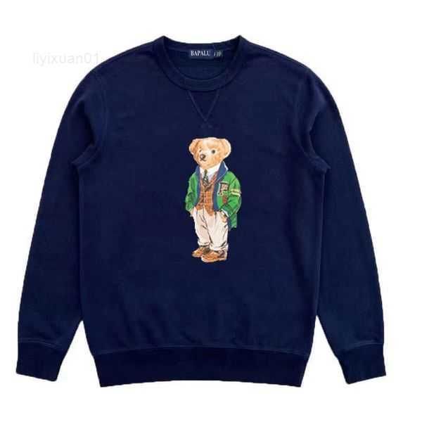 Felpe con cappuccio da uomo di marca Little Bear Felpe con cappuccio Laurens RL Designer Felpe con cappuccio da uomo Felpe con cappuccio Bear Polo Ralphs Pullover Peluche Cartoon Giacca a maniche lunghe Ralph 1GKQ