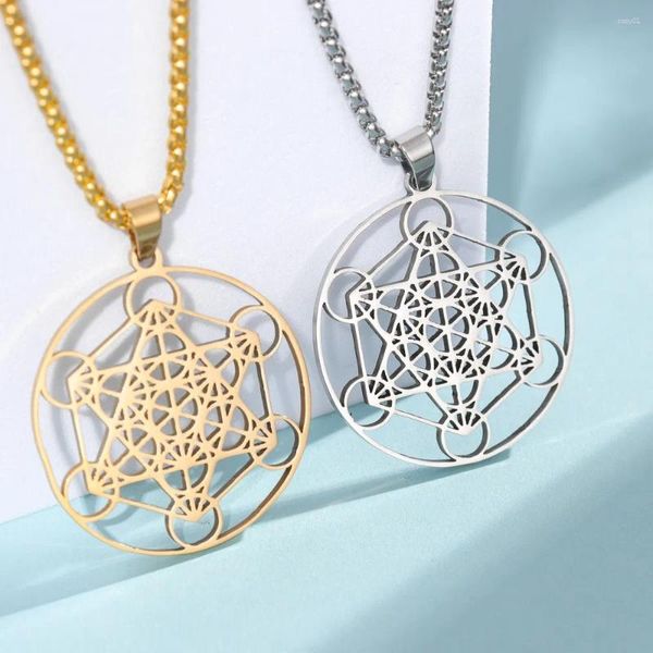 Anhänger Halsketten Hohl Edelstahl Mond Göttin Rune Charme Herren Halskette Mode Weihnachten Valentinstag Geschenk Beschützer Schmuck