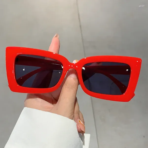 Sonnenbrille KAMMPT Retro Quadrat für Frauen Stilvolle Vintage Designer Shades 2023 Trendige Marke Blaues Licht blockierende UV400-Brillen