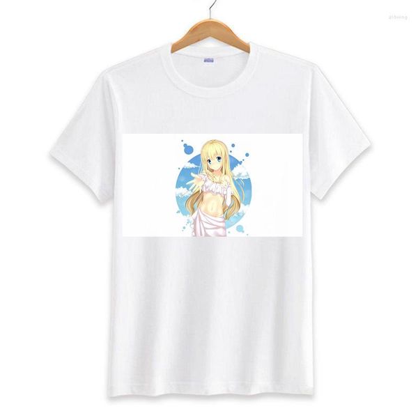 Herren-T-Shirts Aldnoah.zero Übergroßes ästhetisches Damenhemd Blusen T-Shirt Coole Herrenbekleidung Grafik-T-Shirts Mädchen L Paare