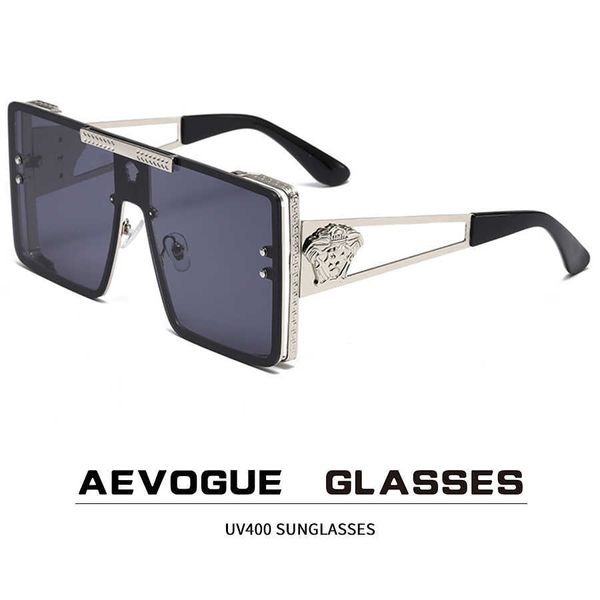 Güneş Gözlüğü Aevogue Güneş Gözlüğü Gözlükleri Çerçeve Gösteri Gözlük Aksesuarları Kadın Moda Meydanı Açık Metal Metal Erkekler Gözlük AE1378 J230422