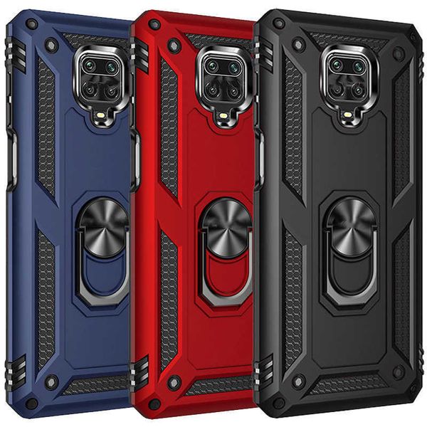 Casos de telefone celular Case de metal magnético à prova de choque para Redmi Nota 10 9 x3 9c 9s 8t 8 7 poco m3 11 f3 9a 7a k40 9t pro max 5g tampa de anel j230421