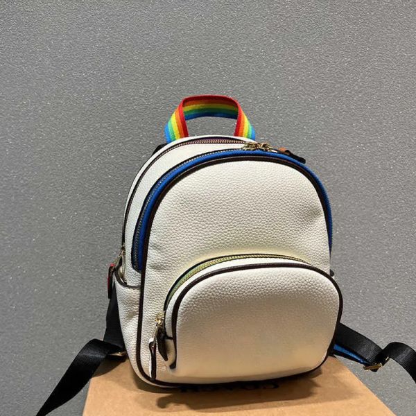 Zaini da donna mini zaino borsa borsa stilista zaino borse di lusso carino stampa a colori borsa da scuola in pelle per libri