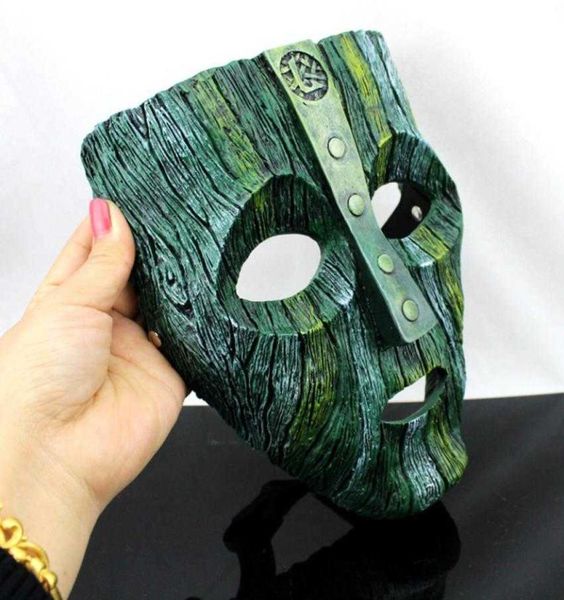 Figlio della maschera 2 Loki Cosplay Anime Festa di carnevale Mezza faccia Bambini Adulti Bambini Halloween Prop Resina Strane maschere divertenti X08034665119