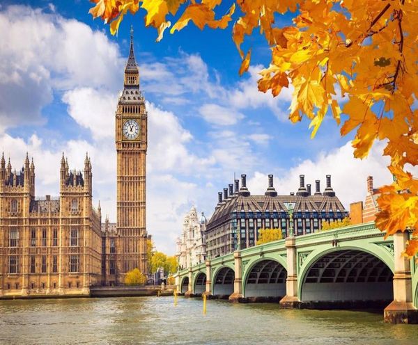 Preço Especial Pintura em tela de londres, inglaterra, big ben, quadros decorativos para sala de estar, sem moldura, decoracion6522147