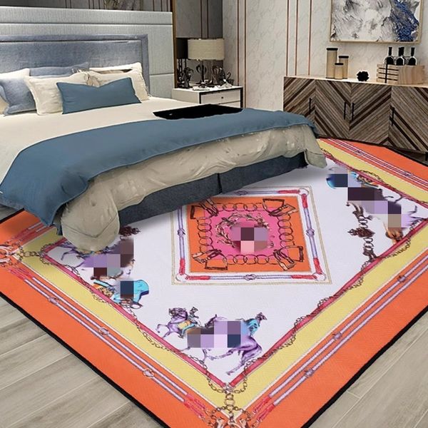 Adatto per tappeto americano antiscivolo H tappetino scolpito in velluto zerbino esportazione tappeto strisciante per bambini camera da letto tappeto da soggiorno Tappeti di grandi dimensioni