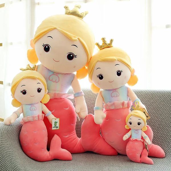 Куклы 30см40см Русалка Принцесса Плюшевые игрушки Кукла для девочек Подушка Подарки на день рождения 231122