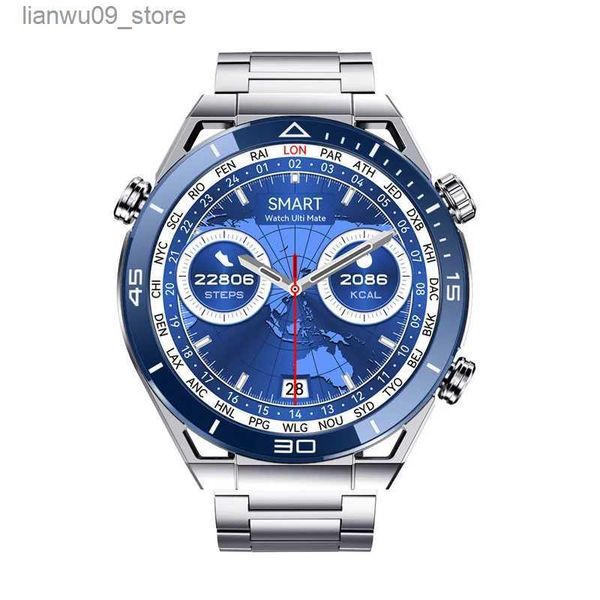 Armbanduhren Smart Watch DT Ultra Mate Männer Business NFC Wireless Charging BT Anruf Kompass 1,5