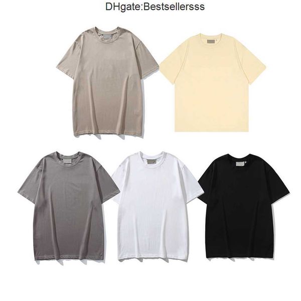Herren-T-Shirts Sweat T-Shirt ESS-Shirts T-Shirt Silikon-Beflockung Buchstabendruck T-Shirts für Männer und Frauen 100% Cutton große Größe S M L XL 2XL 3XL Top Qualit 3709