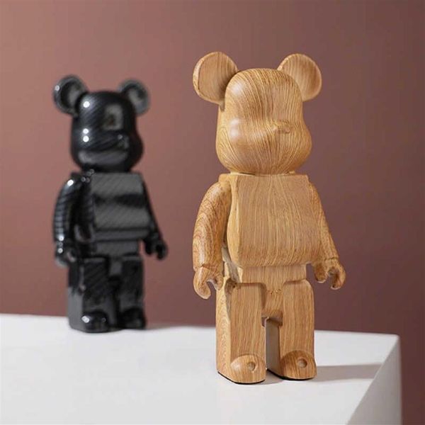 Новинка, статуи и скульптуры медведя с насилием, 400 фигурок Bearbrick Bear Brick, декор для дома, гостиной, фигурки для In275L