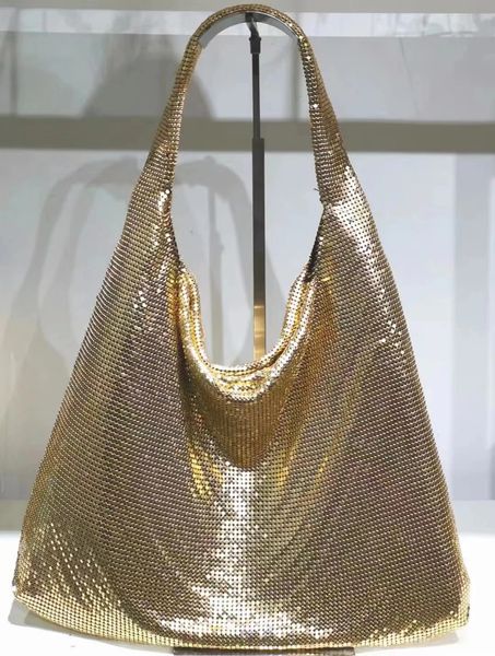 Вечерние сумки Женские сумки большой емкости с блестками для женщин Роскошный дизайн Сумка на плечо подмышки Кожаная сумка для покупок 231123