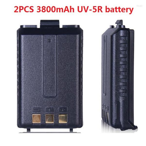 Walkie Talkie 1/2PCS 1800MAH/3800MAH Аккумулятор для двухстороннего радио Baofeng UV 5R UV-5RA UV-5RE