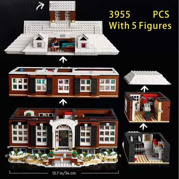 Bloco Blocks 3955 PCs Somente casa Modelo House Blocks Bricks Educational Toy for Boy Kids Christmas Birthday Gifts Compatible 21330 T231123