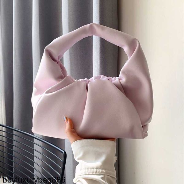 BottegavVeneta Totes Taschen The Shoulder Pouch Handtaschen Cloud Bag Damen Plissee-Tasche Hochwertiges echtes Leder Lila Tasche Handtasche Hochwertige Rindsleder-Handtasche Dum HB41