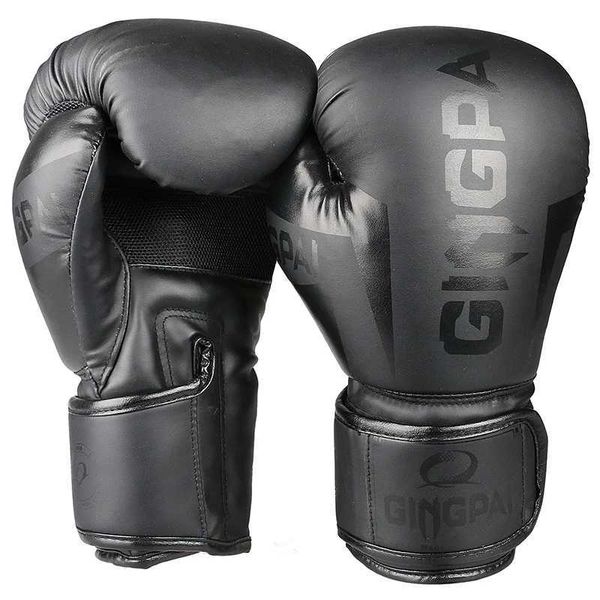 Equipaggiamento protettivo Guanti da kick boxing per uomini adulti Donne PU Karate Muay Thai Guantes De Boxeo Lotta libera MMA Sanda Formazione Adulti Attrezzatura per bambini HKD231124