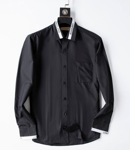 Мужская дизайнерская бренда повседневная рубашка Высококачественная модная, но геометрическая проверка, повседневная рубашка, 05
