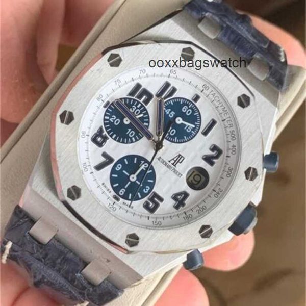 Orologi svizzeri di lusso Orologio da polso Audemar Pigue Royal Oak Offshore Orologio meccanico automatico Piglet Royal Oak Offshore 26170st Oo D305cr01 Navy Time Code St 42 Wnfts