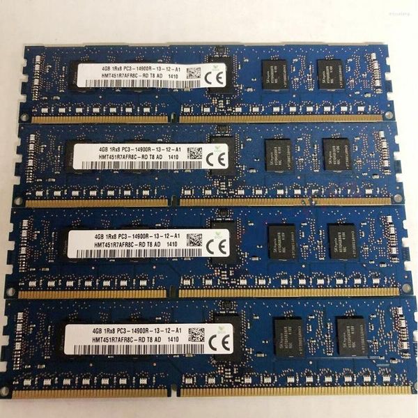 Para SK Hynix RAM 4G 4GB 1RX8 PC3-14900R DDR3 1866 REG ECC HMT451R7AFR8C-RD MEMÓRIR