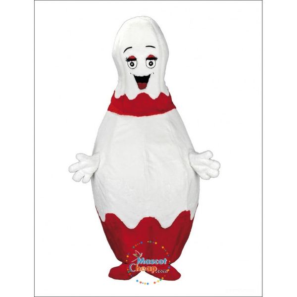2024 Costumi della mascotte di bowling adorabili di alta qualità Vestito da festa operato da Halloween Personaggio dei cartoni animati Carnevale Natale Pasqua Pubblicità Festa di compleanno