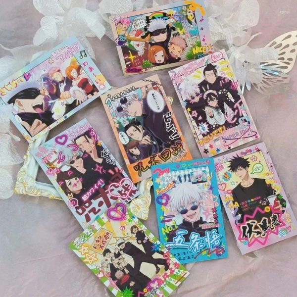 Geto suguru gojo satoru 3 polegadas cartão marcador jujutsu kaisen anime paginação marca kawaii cartões coleção livro clipe papelaria