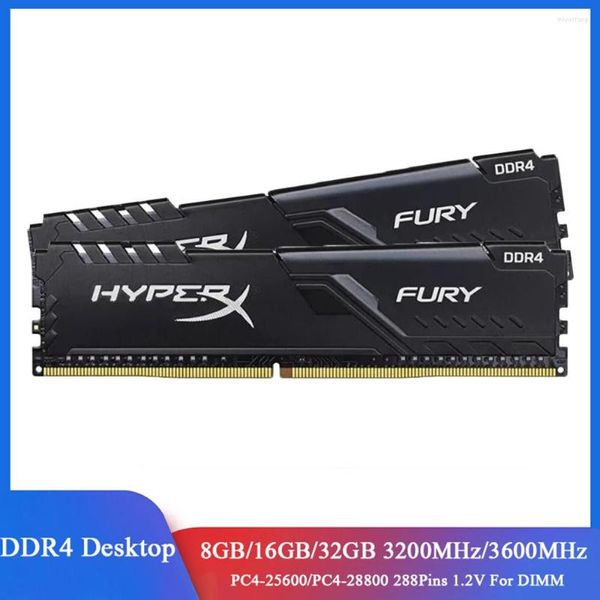 Memoria Ram DDR4 32GB 2933MHz 8GB 16GB 3200MHZ 3600MHZ PC4-25600 28800 DIMM 1,2V 288 PIN MEMÓRIA DE DESCIME