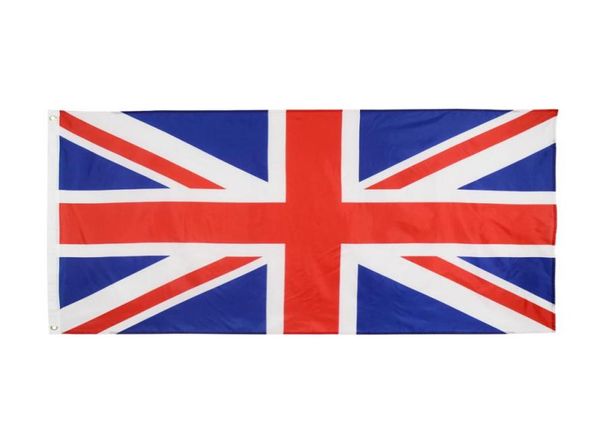 Union Jack Reino Unido Bandeira do Reino Unido Inteira de alta qualidade 90x150cm 3x5 pés pronto para enviar estoque 100 Poliéster5801780