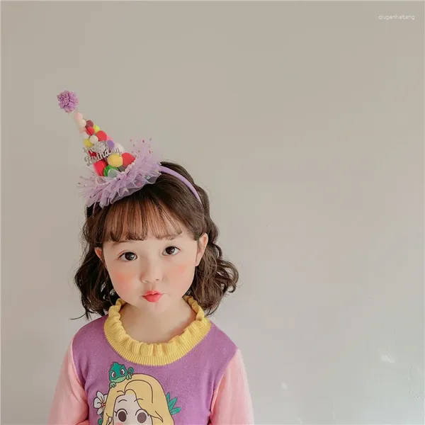 Haarschmuck Schöne Kinder Geburtstag Kopfschmuck Stirnband Koreanisch-Stil Mode Promi Band Mädchen Haarband Hut