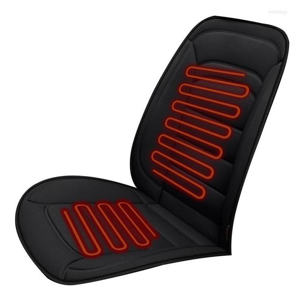 Coprisedili per auto 2 in 1 Super Quick Heat Heated Cover Regolare presa accendisigari Cuscino elettrico per l'inverno Ridurre lo stress