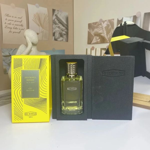 Tasarımcı parfüm eski nihilo 100ml paçuli bellek altın ölümsüzler mavi tılsım kokusu eau de parfum uzun ömürlü koku paris markası edp erkek kadın kolonya sprey