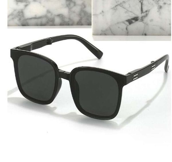 Sonnenbrille Mode Klassisch Faltbar Quadratisch Für Männer Frauen Vintage Angeln Radfahren Tragbare Faltbrille Trend Shades Senior Shades UV-Schutz Brillen