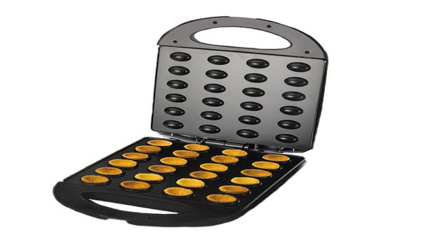 Macchina per torta di noci elettrica Mini macchina per waffle con noci e cottura al forno per la colazione Forno per la colazione 1400 W Macchina per teglia per torta all'uovo Spina UE T20042309712