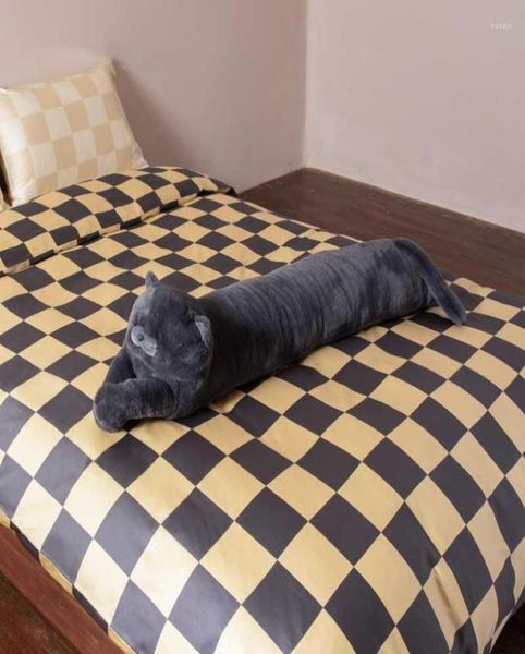 Cuscino decorativo stile britannico gatto a pelo corto peluche comodo divano schienale corpo camera da letto decorazione domestica regalo 100 cmdecorativo 7542335