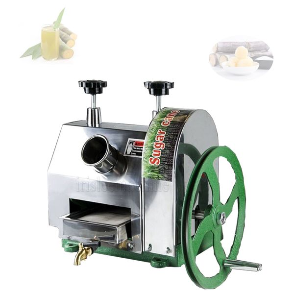 Máquina manual de espremedor de cana-de-açúcar, 50 kg/h, separação comercial, suco, espremedor de cana, prensa, aço inoxidável