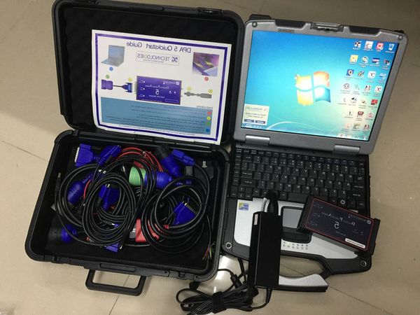 Scanner per strumenti diagnostici 24v per camion pesanti Dpa5 Soft-ware ssd vInstallato nel laptop Cf-31 i5 CPU Touch Screen con cavi Set completo